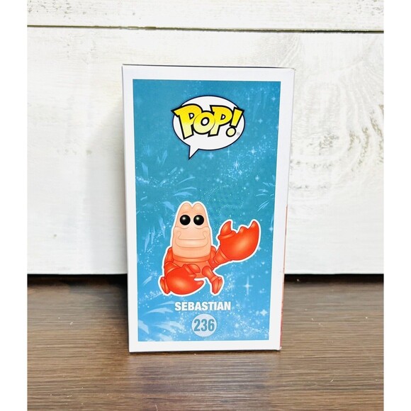 Funko Pop! Disney The Little Mermaid Sebastian #236 Vinyl Figure With Protector - Picture 4 of 6